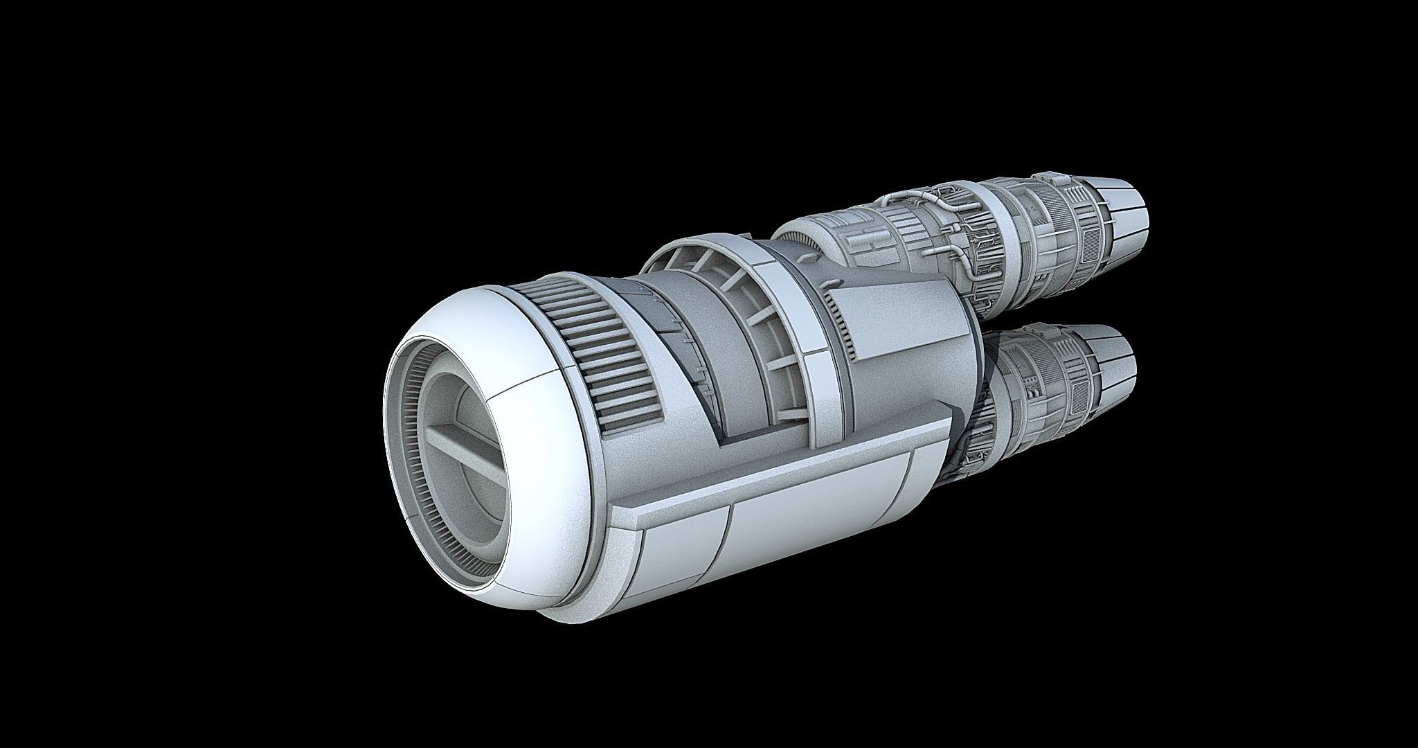 Sci-Fi Engine Pack 3D model_15