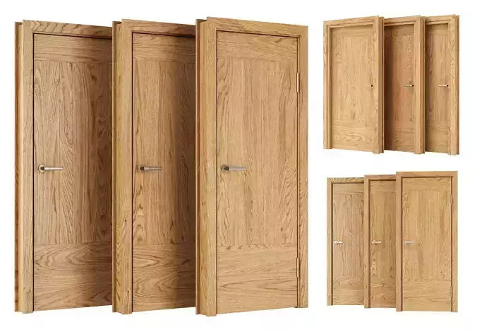 Wooden Door Set V12 