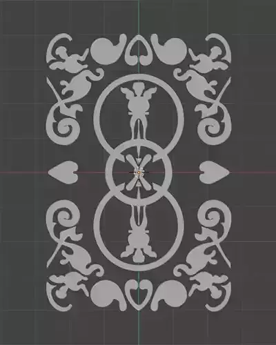Bicycle deck design 3D model