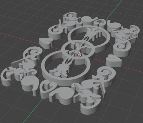 Bicycle deck design 3D model_1