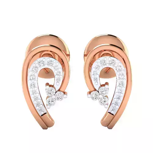 Women Earrings STL JCD OBJ FBX Renders Details