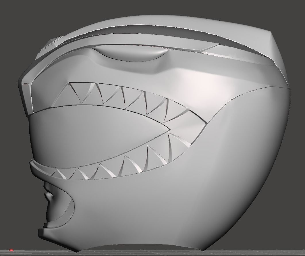Green Ranger helmet MMPR 3D print model_6