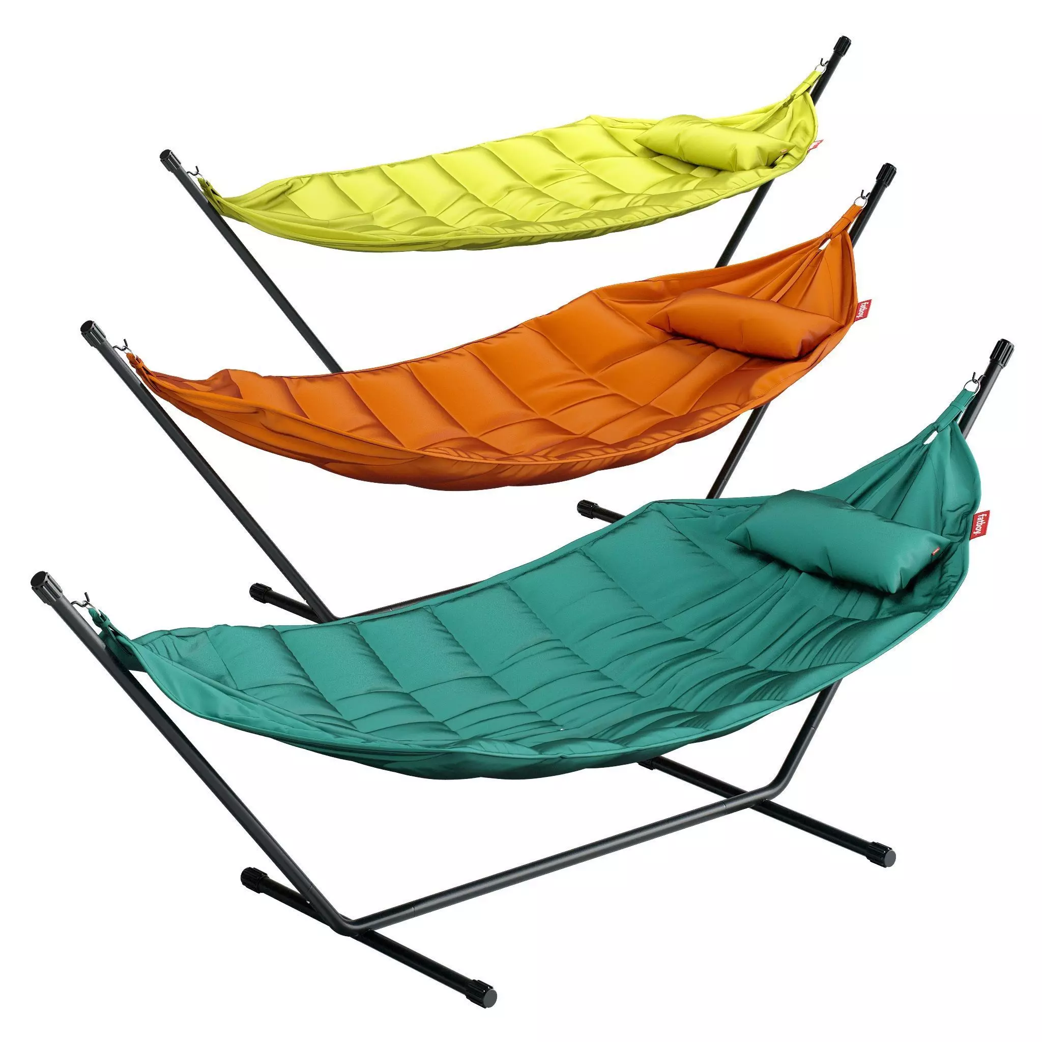 Headdemock Hammock Triple Set 3D model_0
