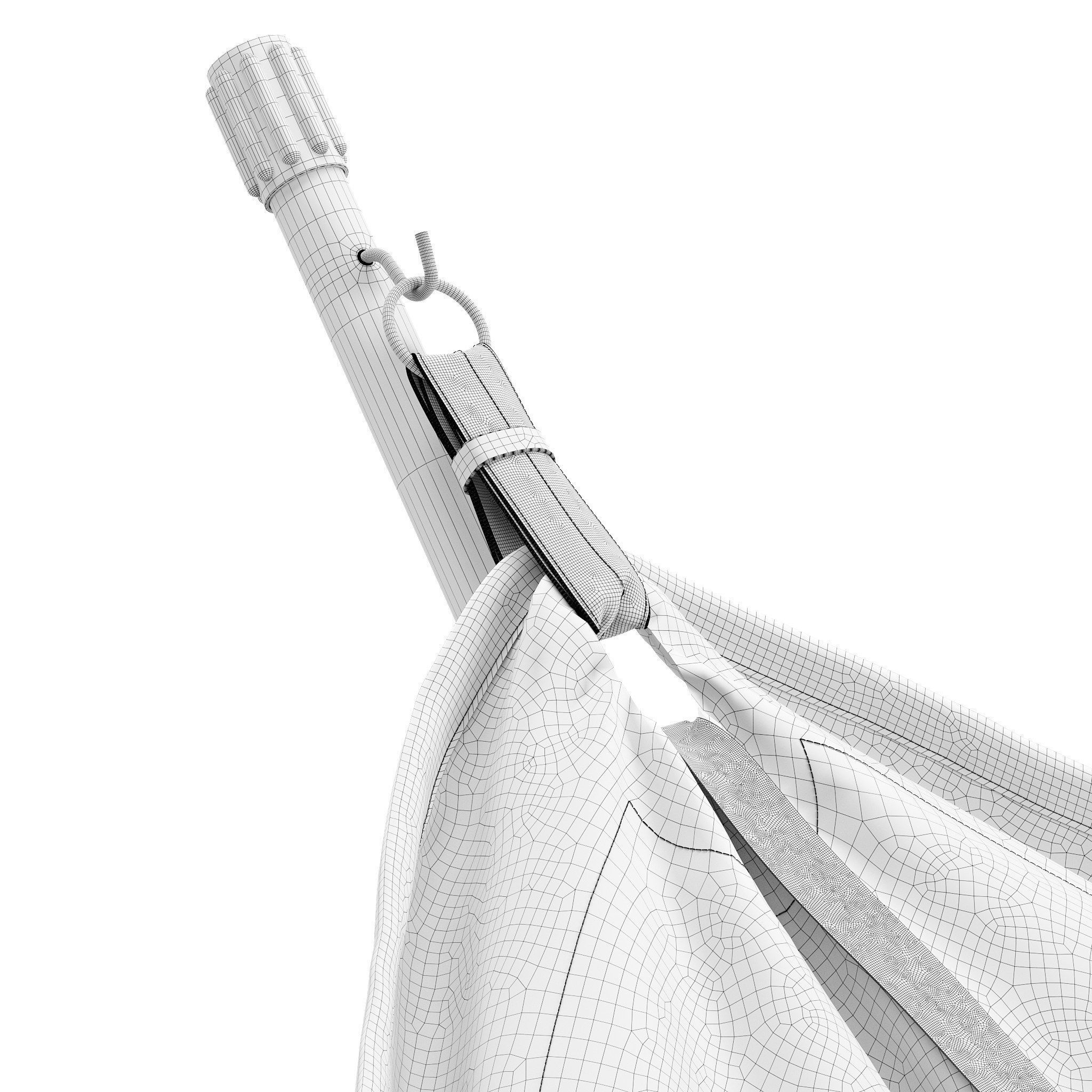 Headdemock Hammock Triple Set 3D model_5