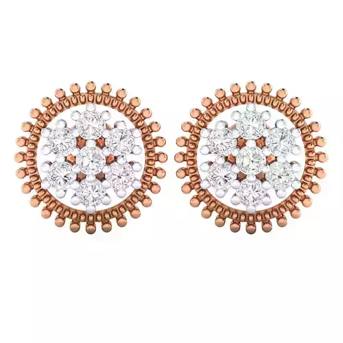 Women Earrings STL JCD OBJ FBX Renders Details