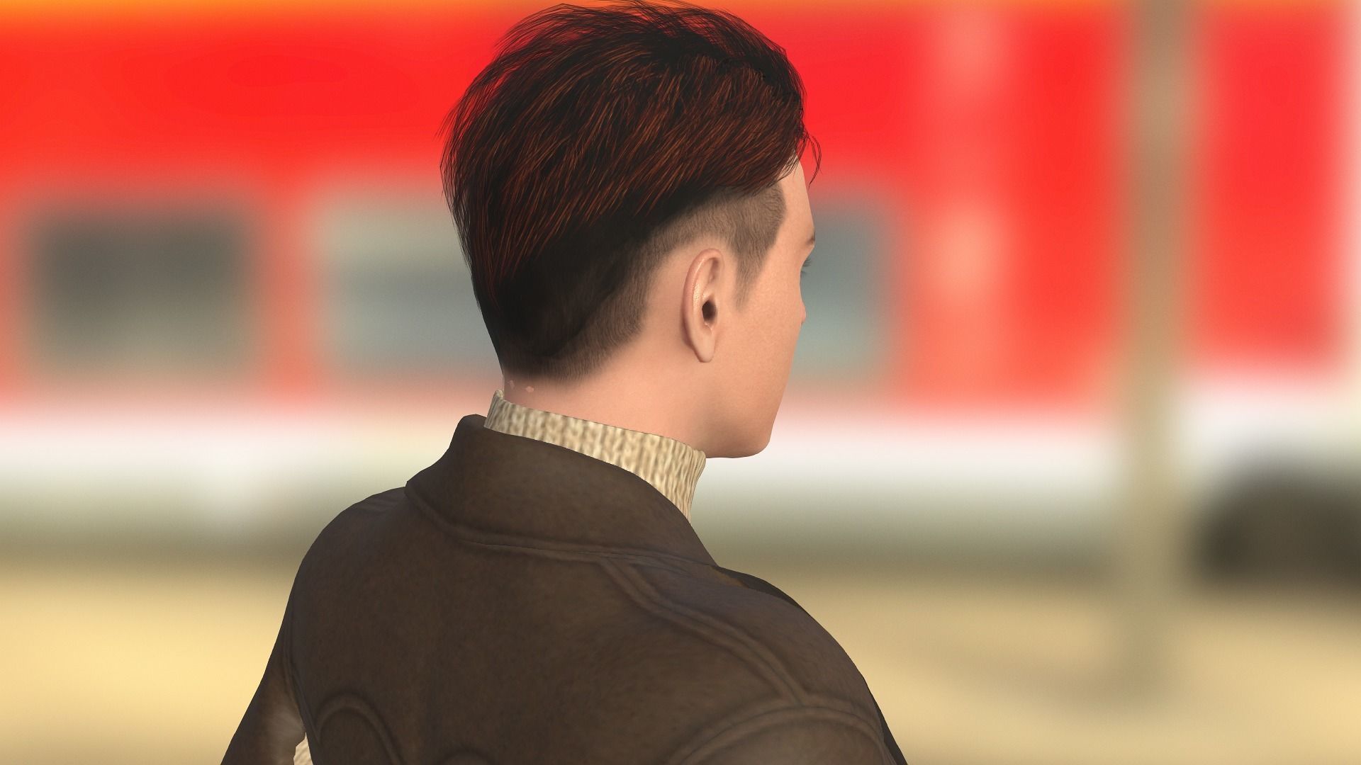 John Belford Low-poly 3D model_10