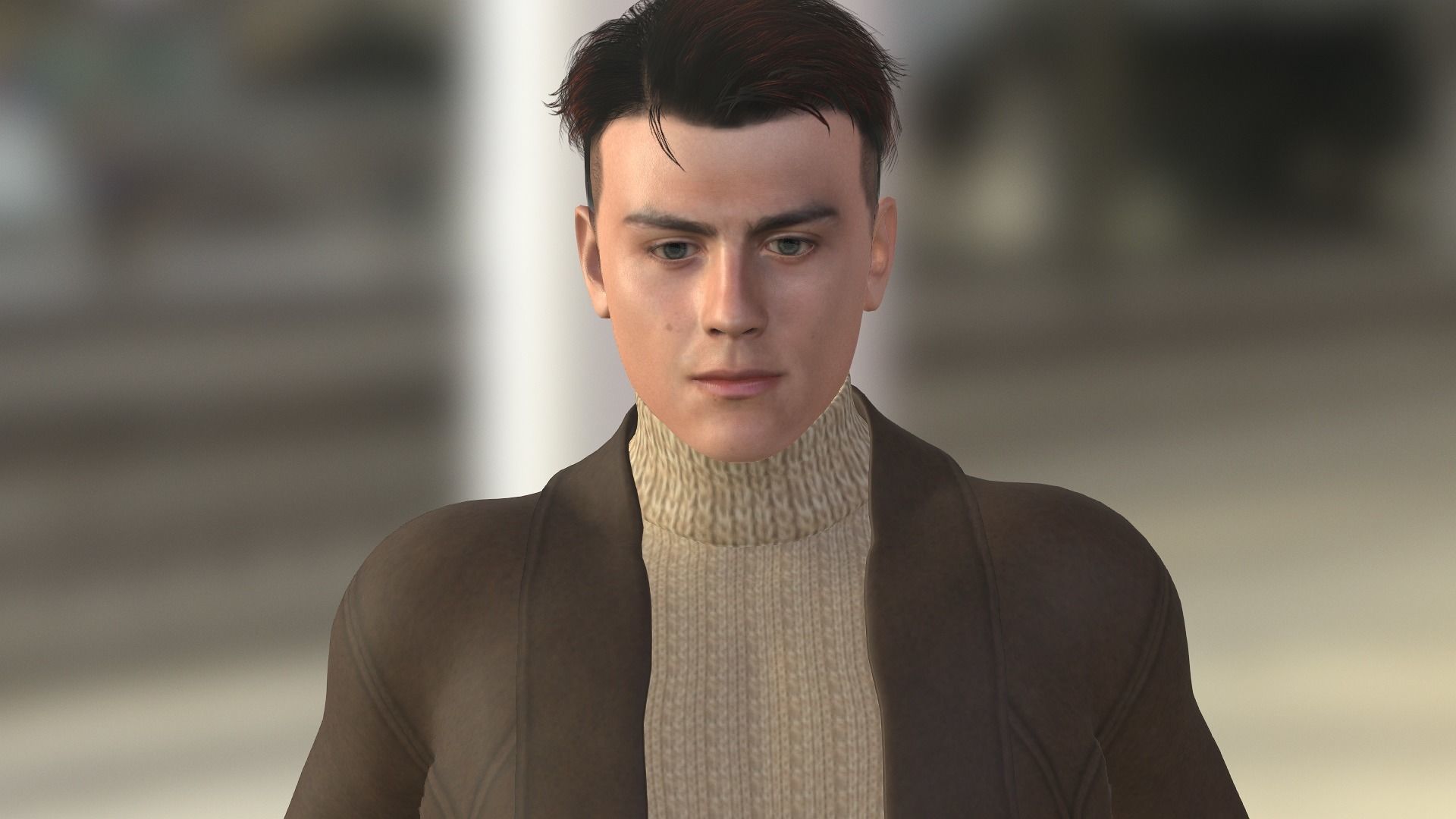 John Belford Low-poly 3D model_7