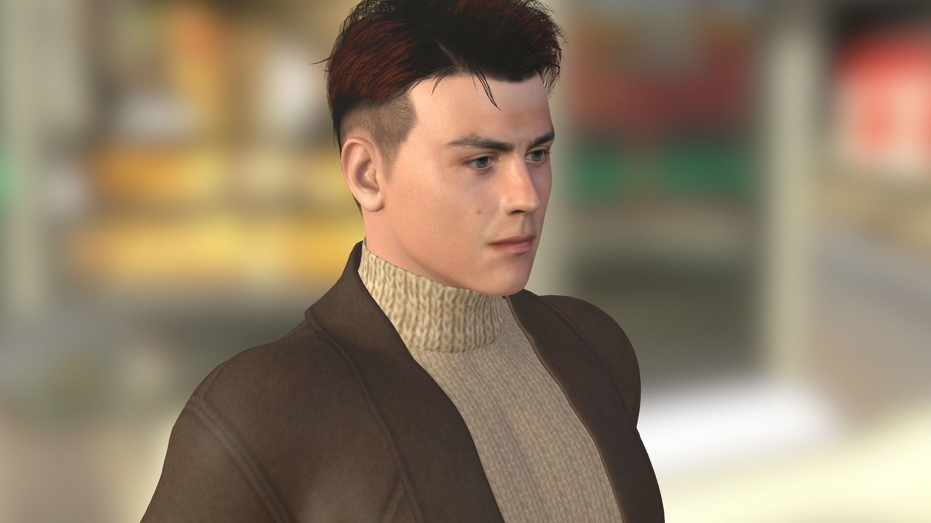 John Belford Low-poly 3D model_8