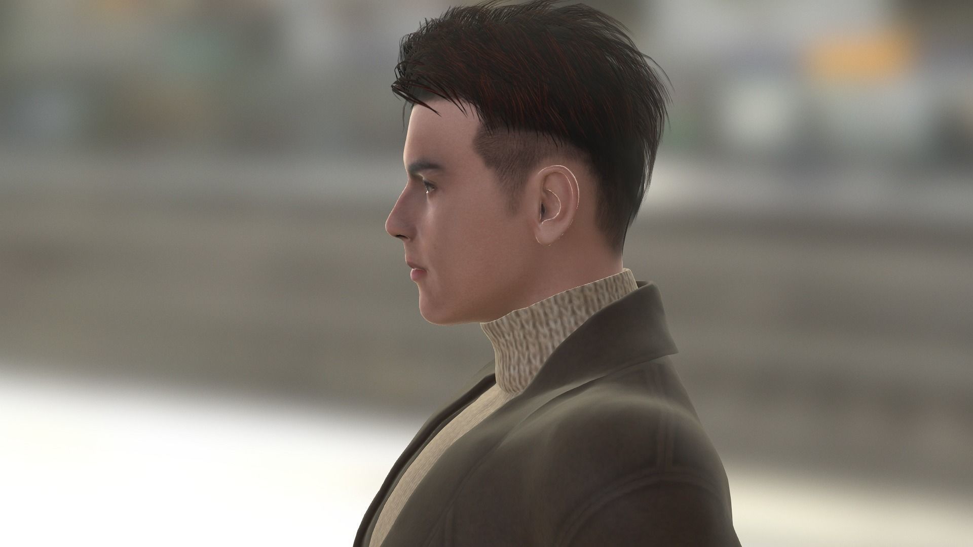 John Belford Low-poly 3D model_16