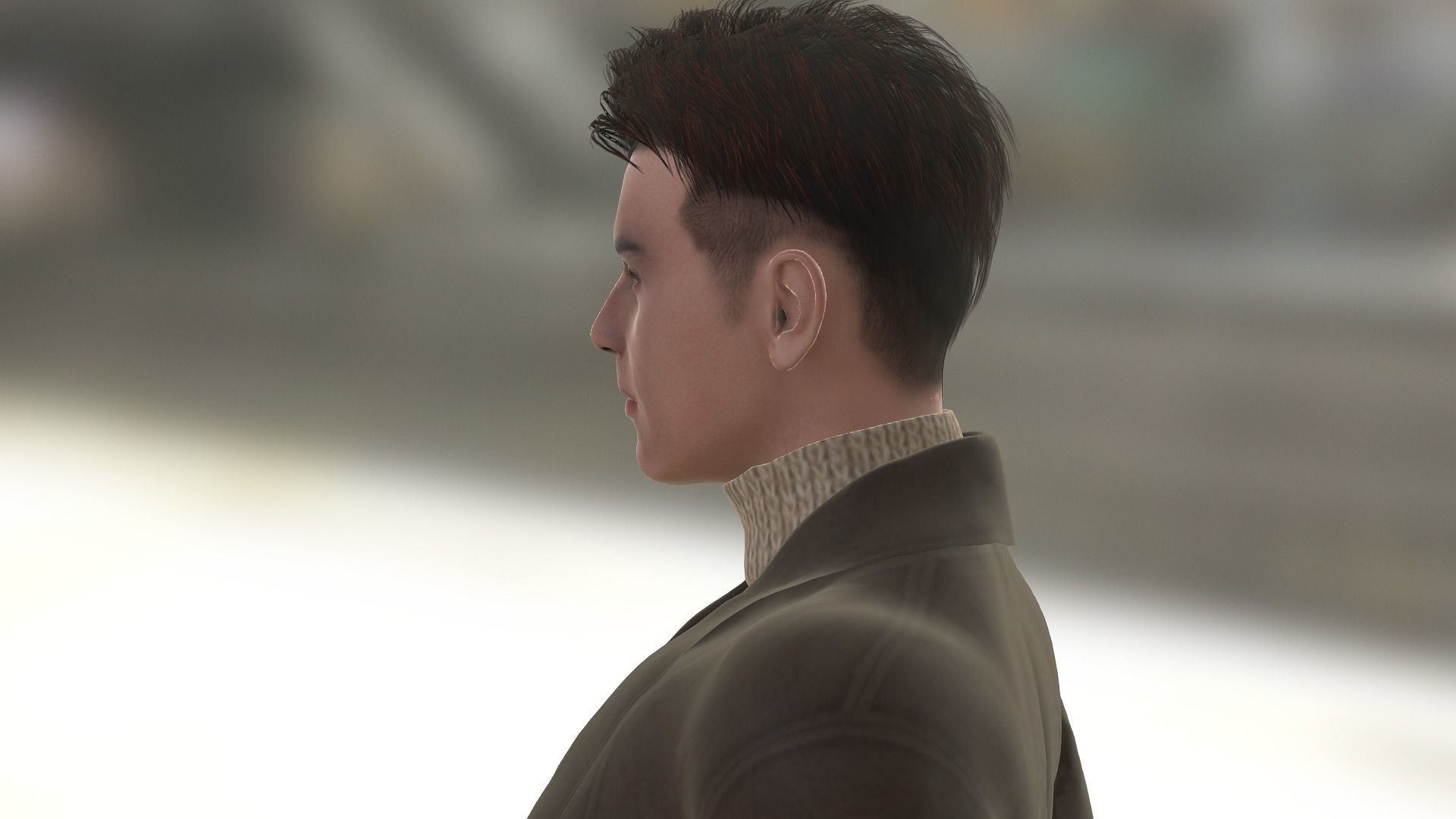 John Belford Low-poly 3D model_15