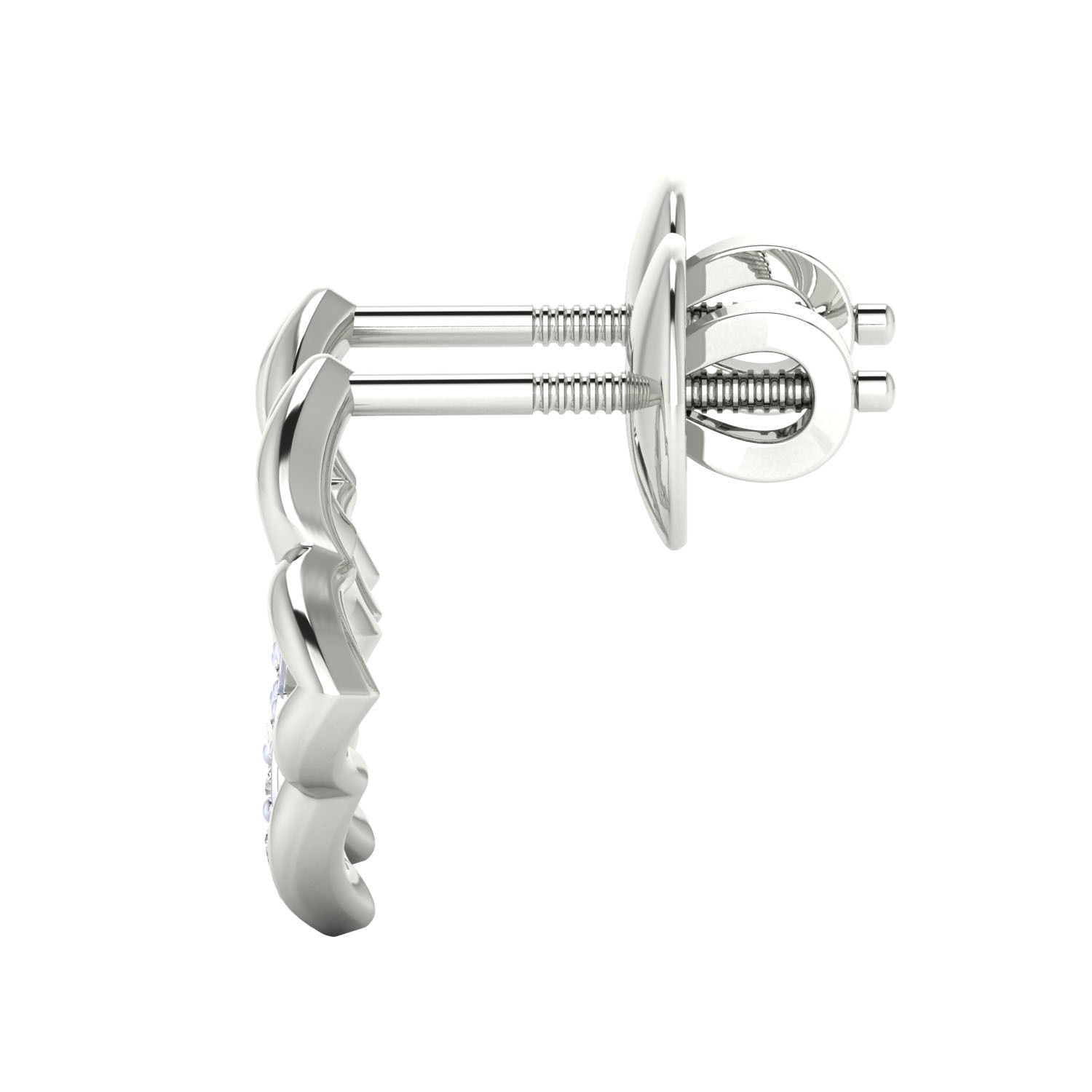 Women Earrings STL JCD OBJ FBX Renders Details 3D print model_7