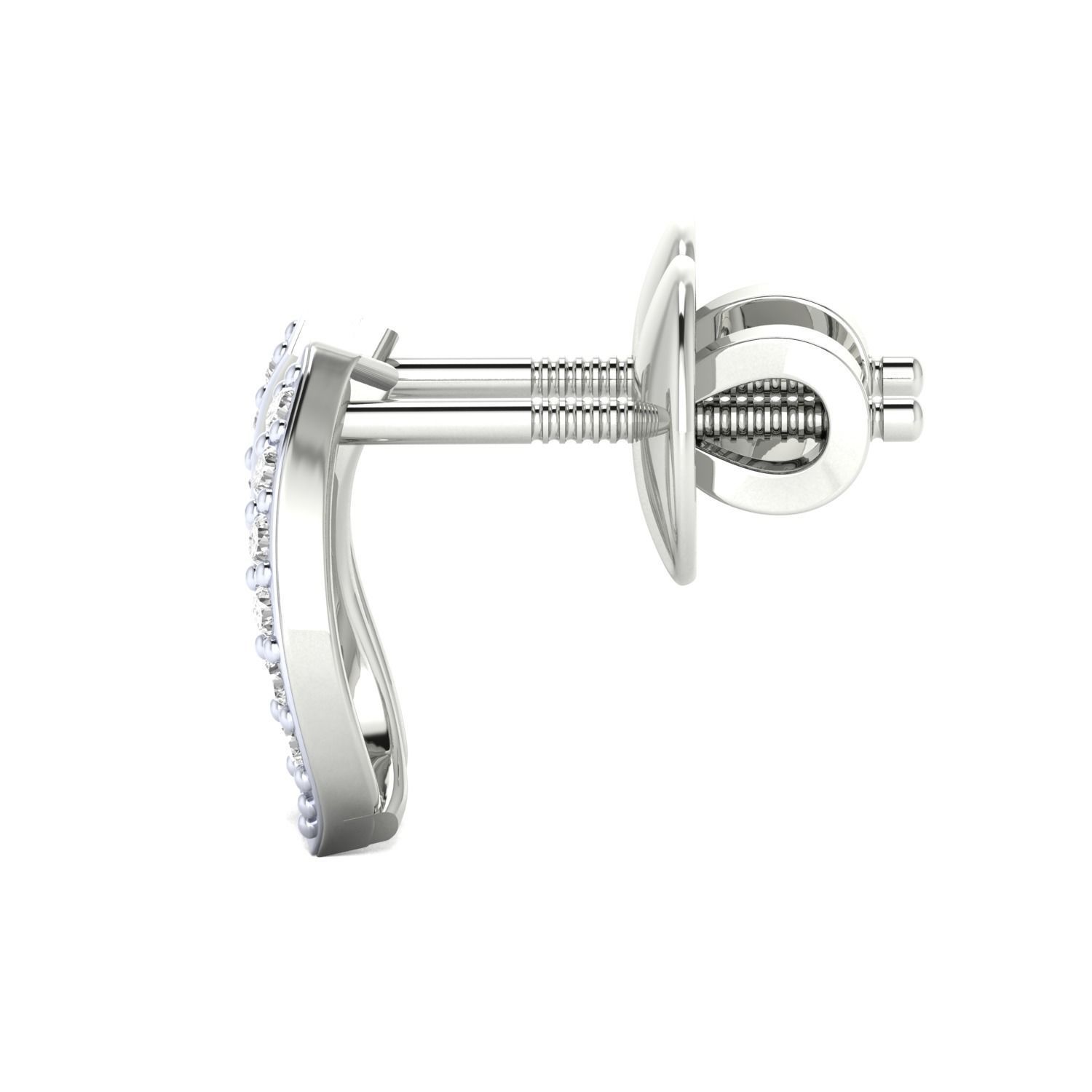 Women Earrings STL JCD OBJ FBX Renders Details 3D print model_10