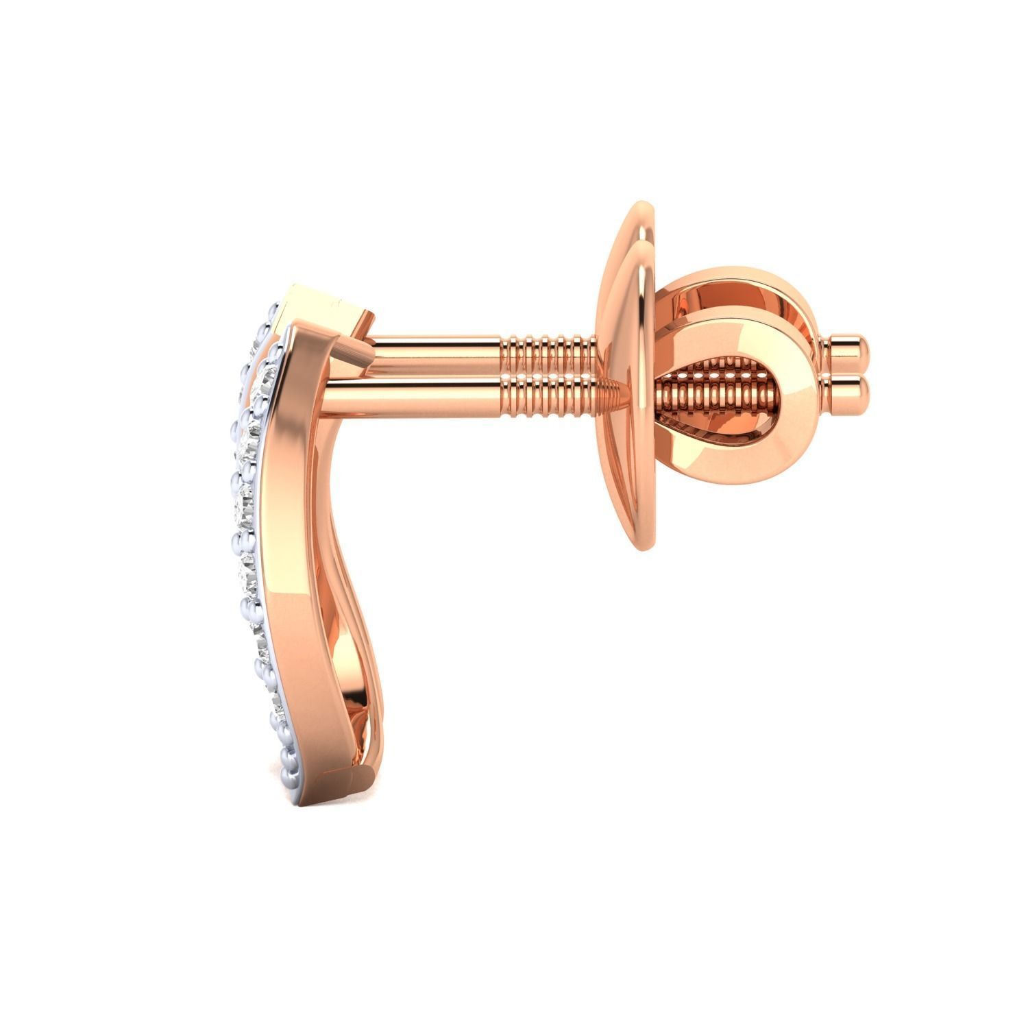 Women Earrings STL JCD OBJ FBX Renders Details 3D print model_8