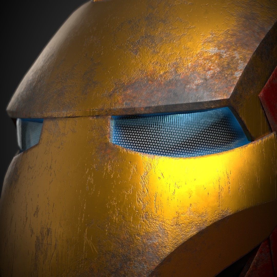 Iron Man Helmet 3D model_2