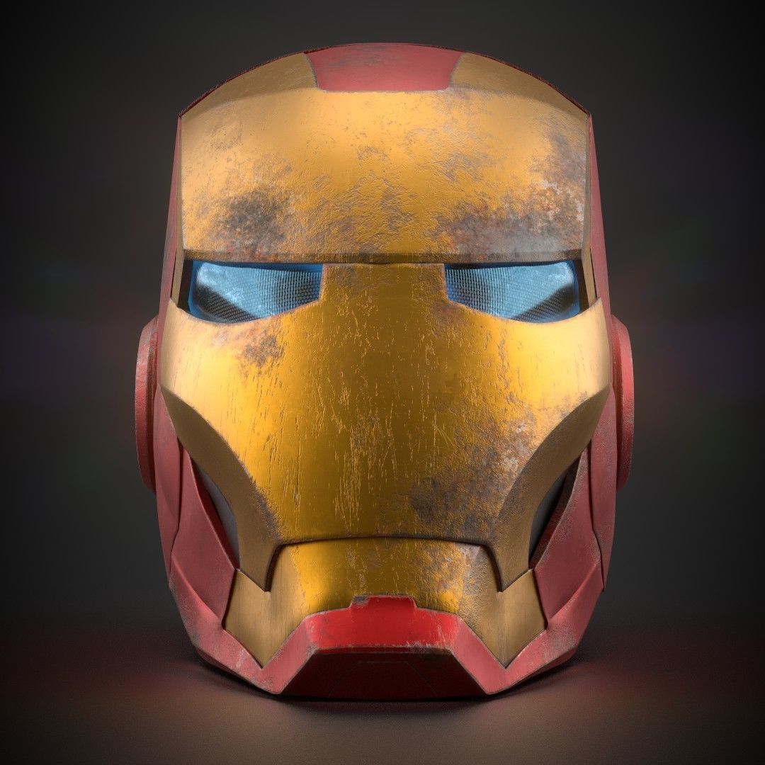 Iron Man Helmet 3D model_1