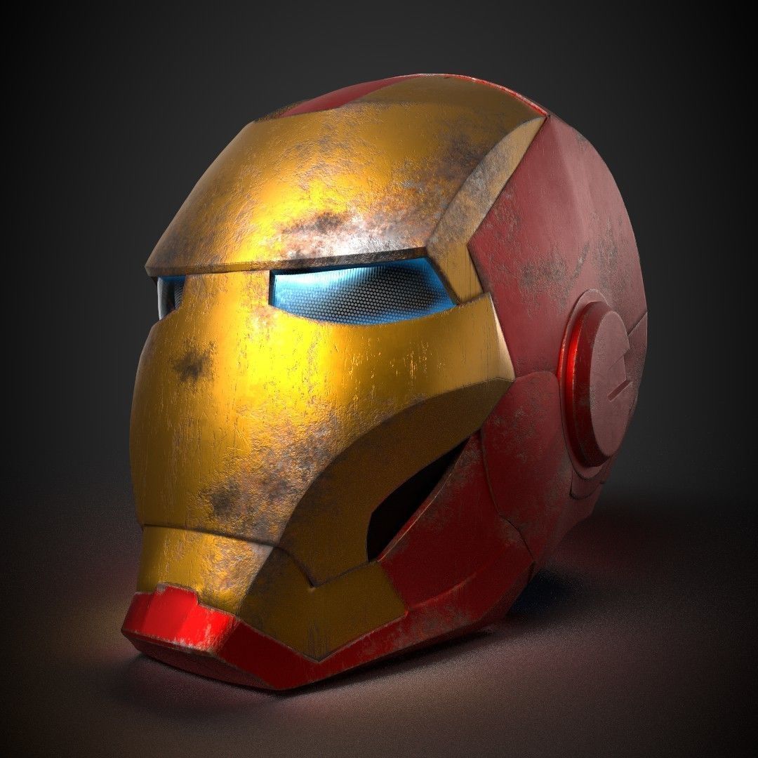 Iron Man Helmet 3D model_3