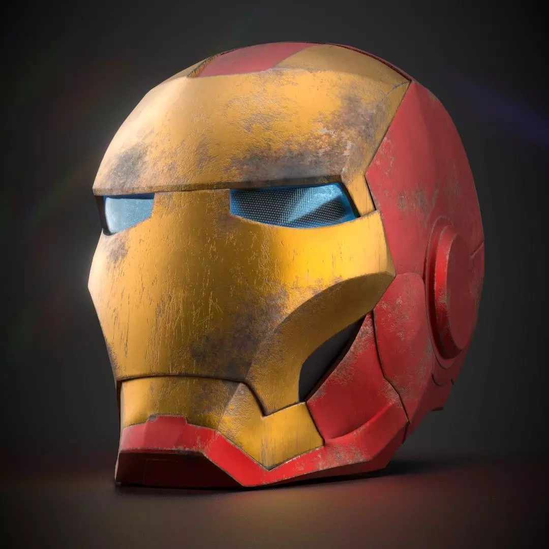 Iron Man Helmet 3D model_0