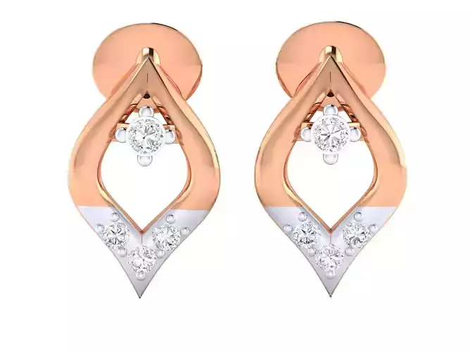 Women Earrings STL JCD OBJ FBX Renders Details
