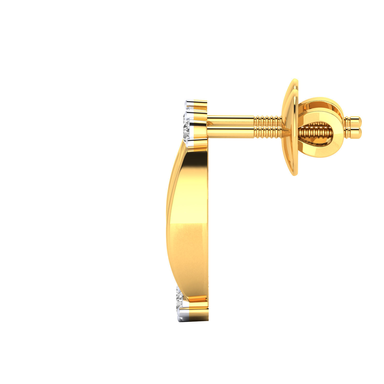 Women Earrings STL JCD OBJ FBX Renders Details 3D print model_13