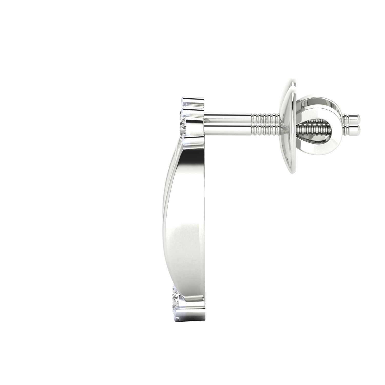 Women Earrings STL JCD OBJ FBX Renders Details 3D print model_7