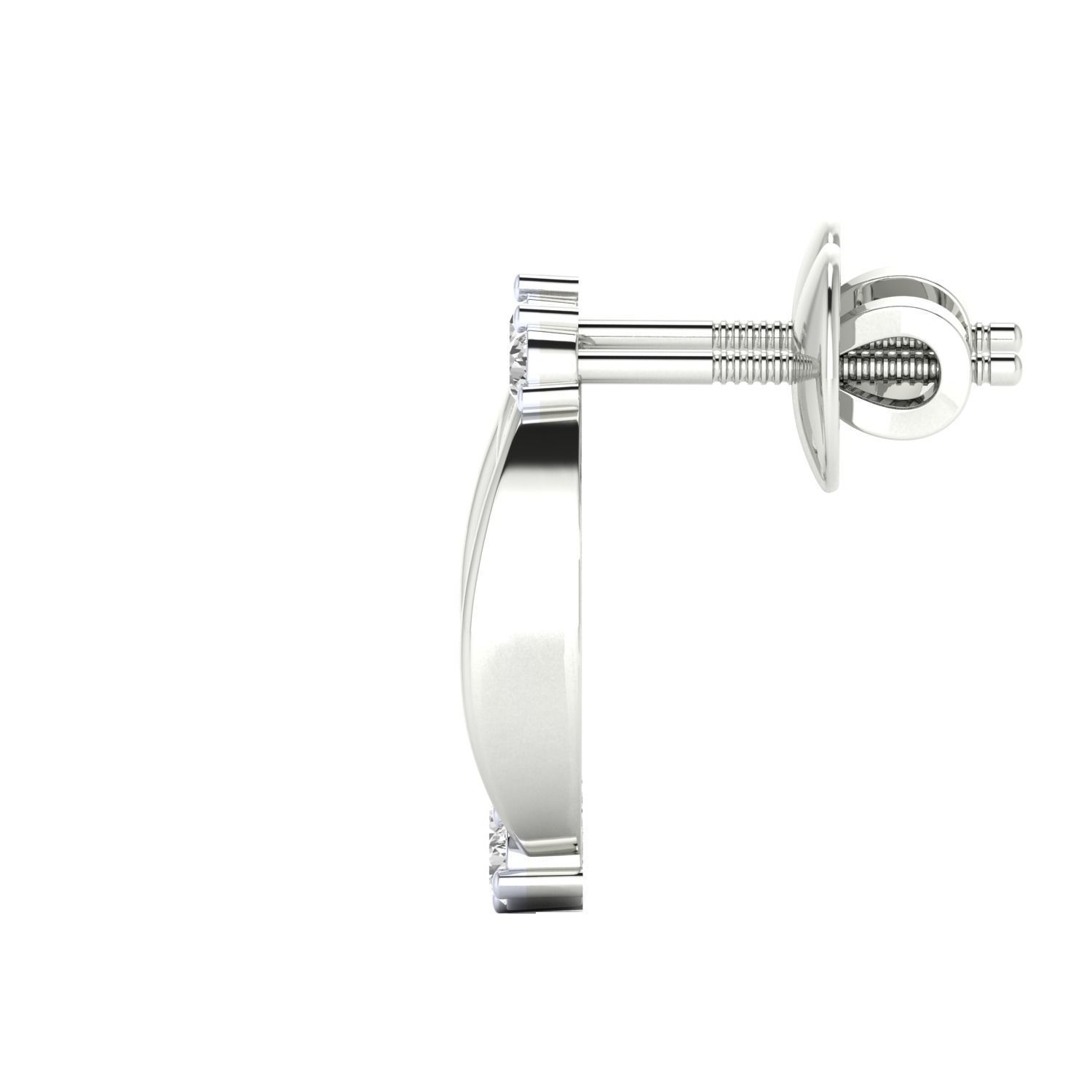 Women Earrings STL JCD OBJ FBX Renders Details 3D print model_8