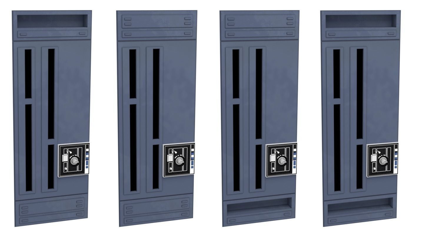 Death Star Wall Panel - F1 - 1-18 scale Kenner Hasbro 3D print model_7