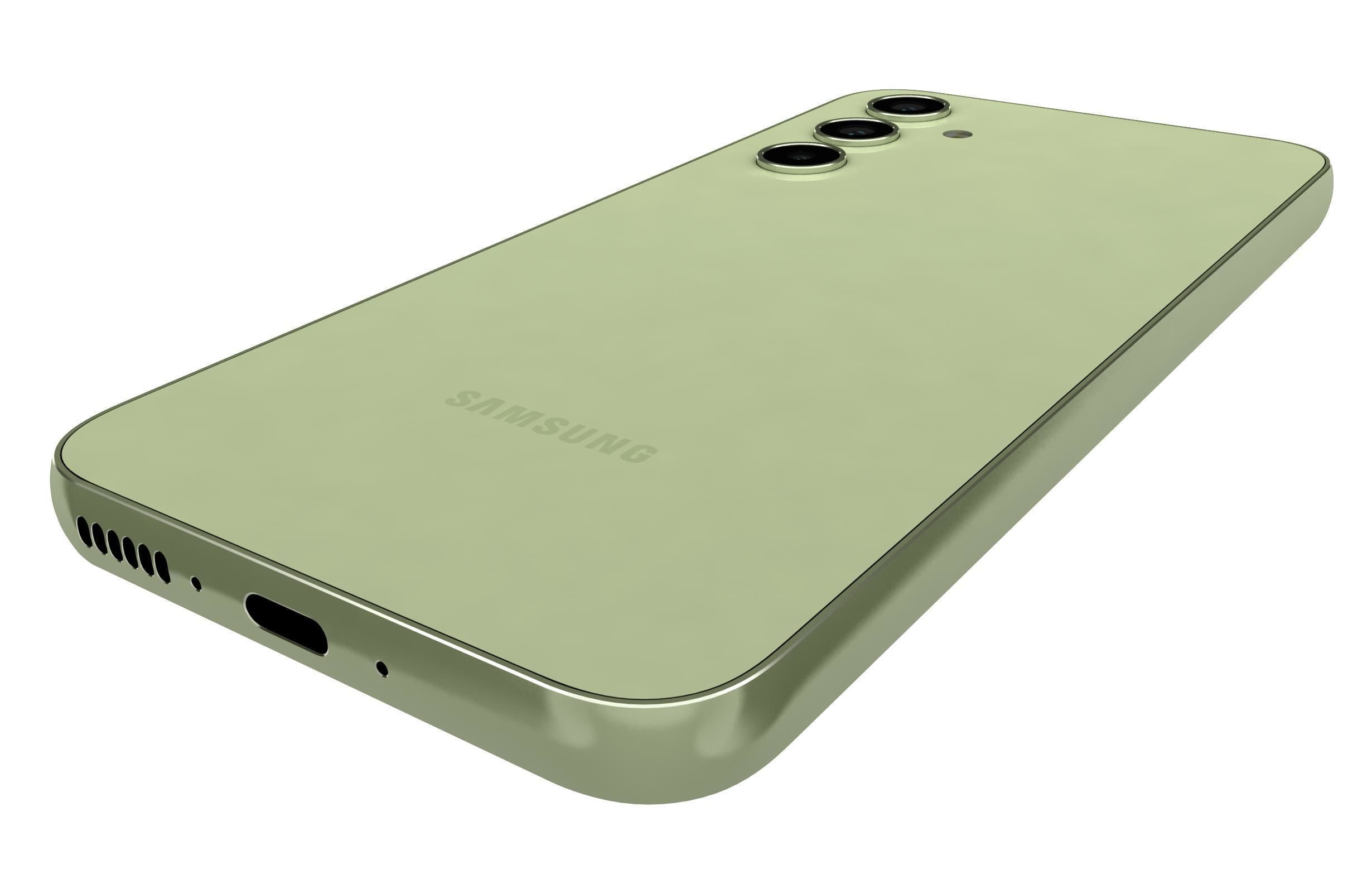 Samsung Galaxy A54 Green Low-poly 3D model_14