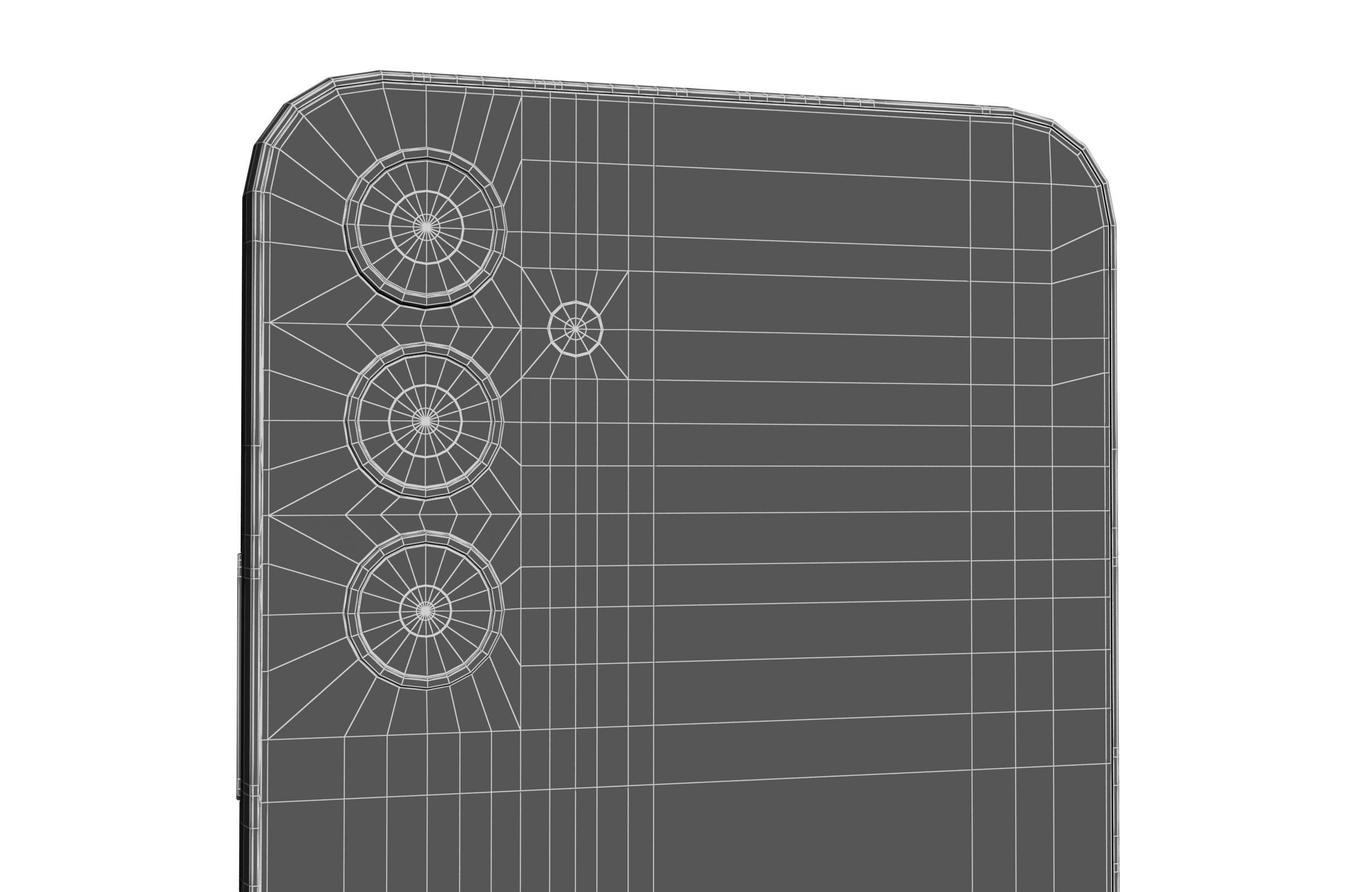 Samsung Galaxy A54 Green Low-poly 3D model_20