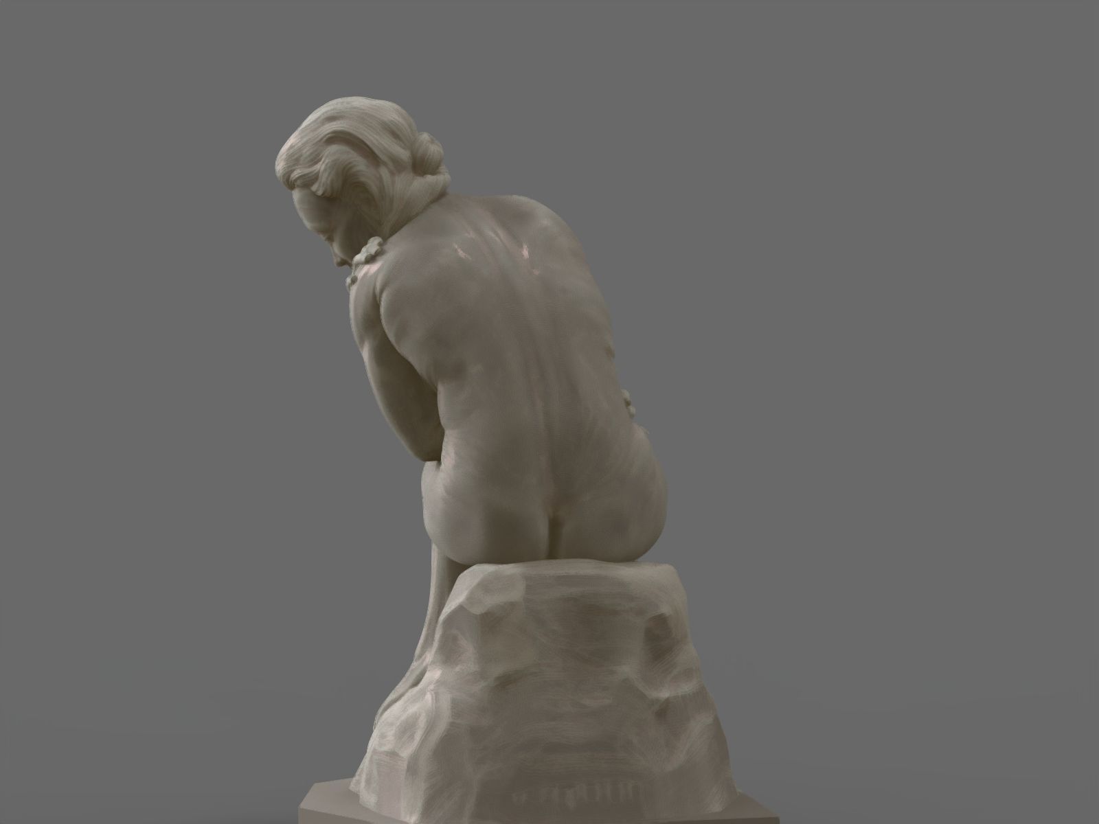 Avant le bain Jules Dalou 3D print model_11