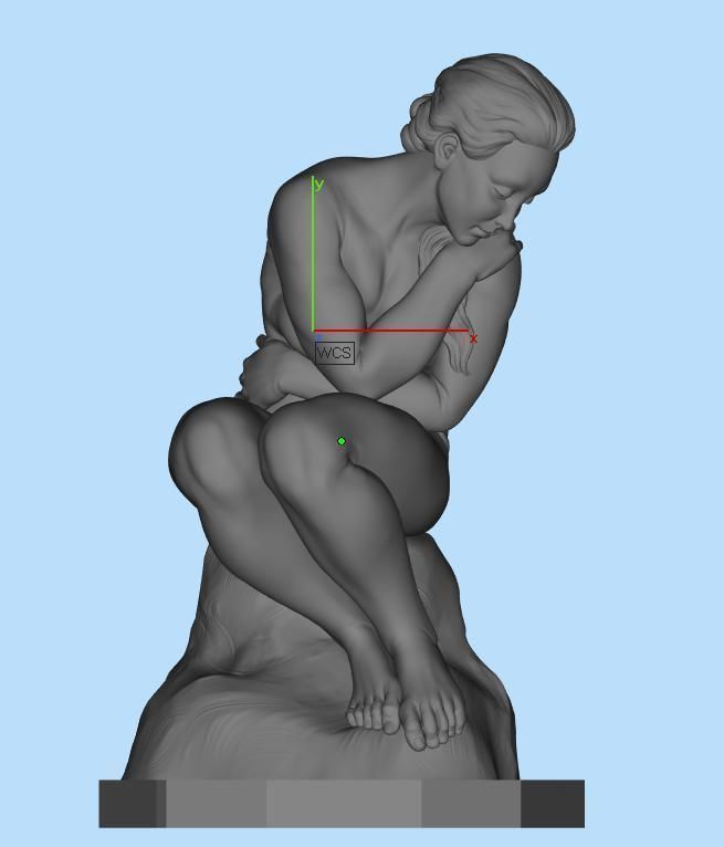 Avant le bain Jules Dalou 3D print model_6