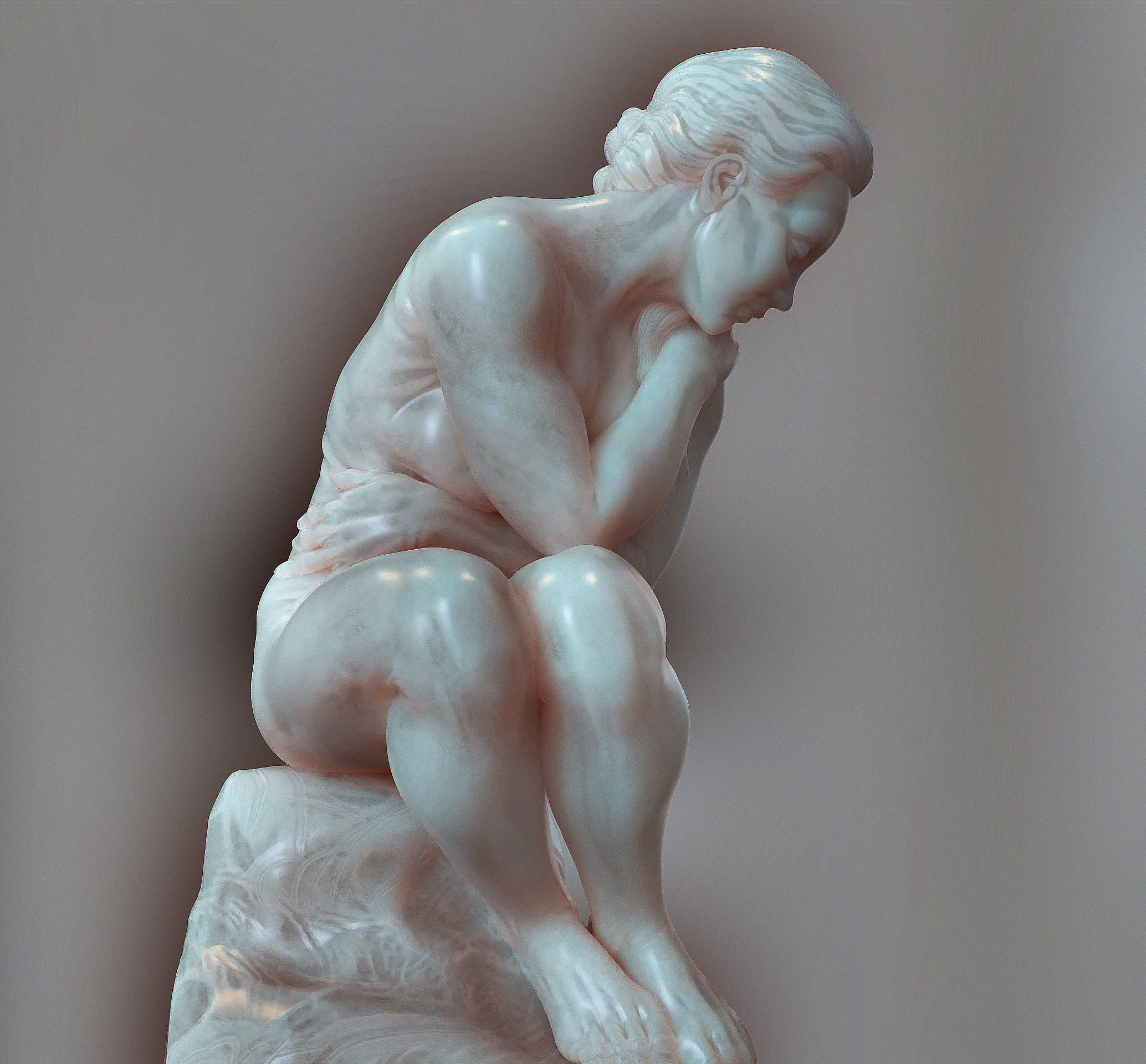 Avant le bain Jules Dalou 3D print model_9