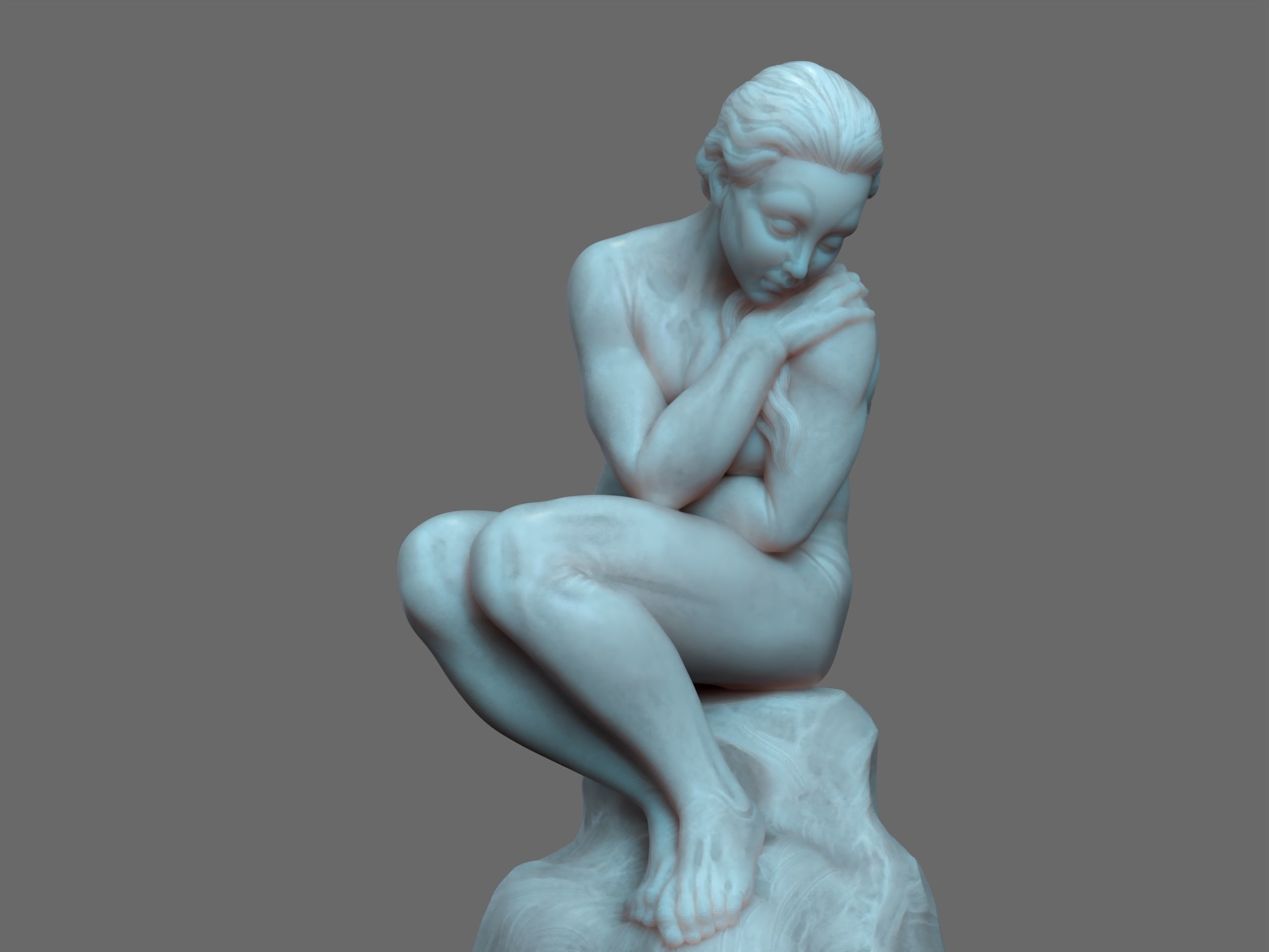 Avant le bain Jules Dalou 3D print model_10