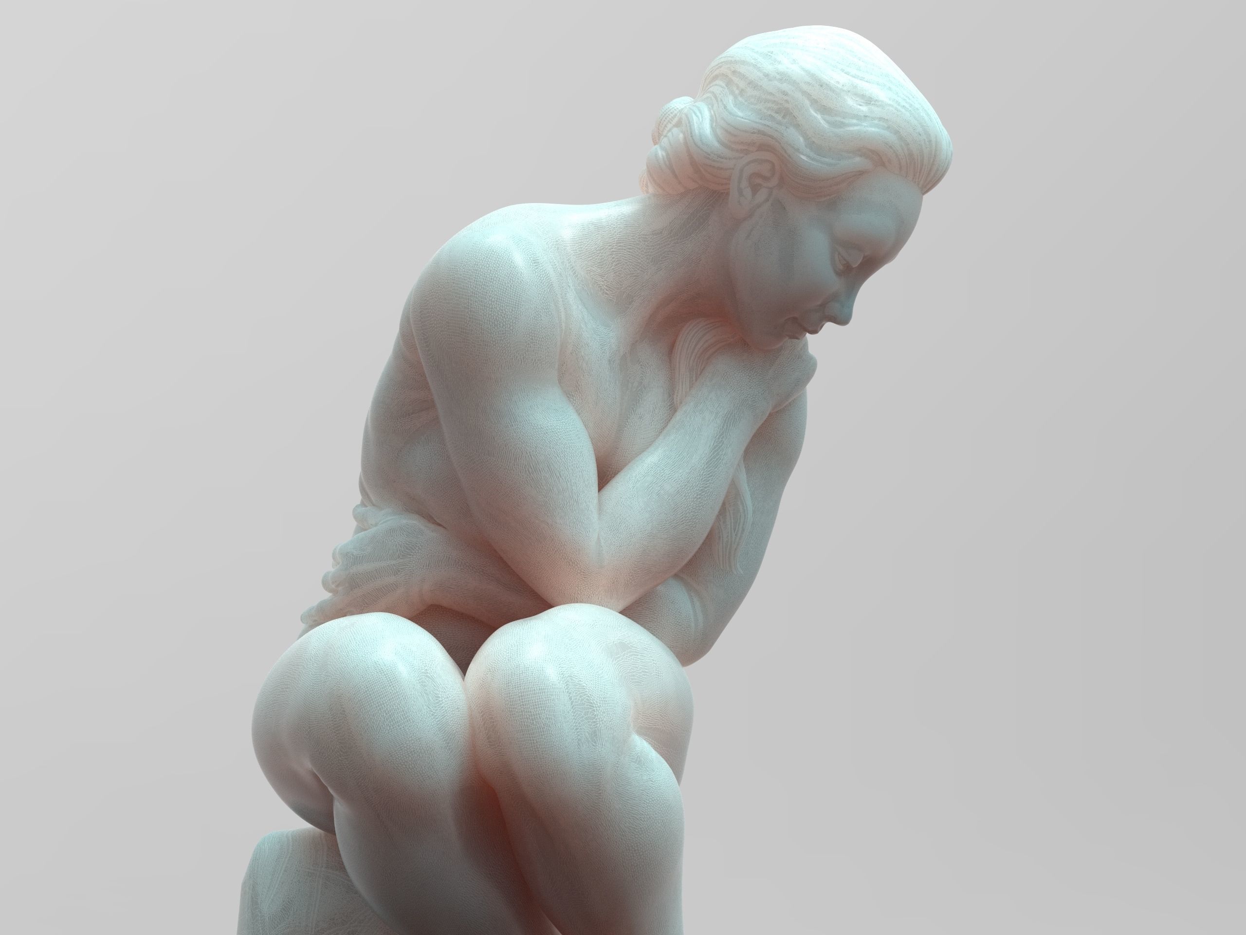 Avant le bain Jules Dalou 3D print model_8