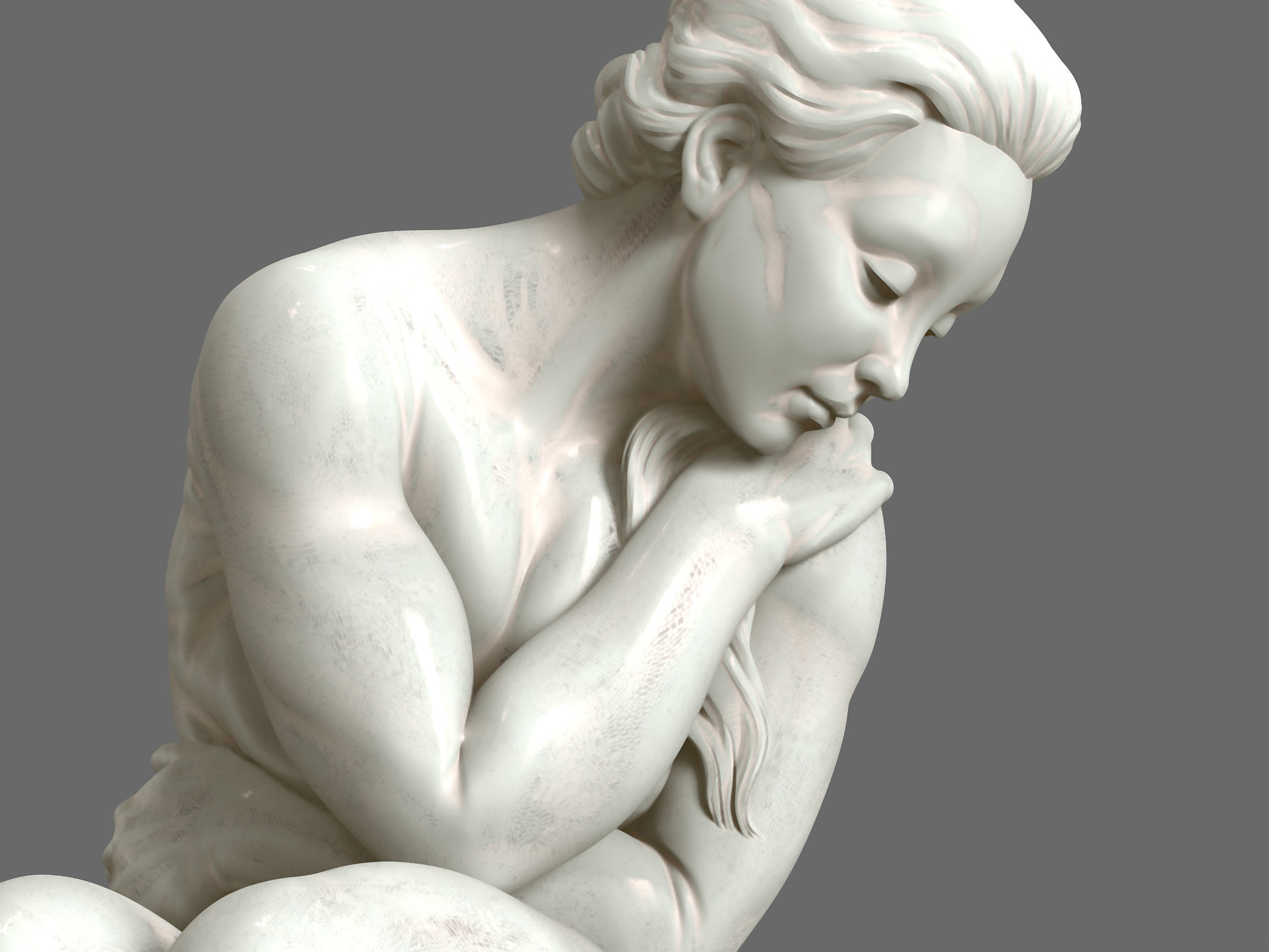 Avant le bain Jules Dalou 3D print model_3