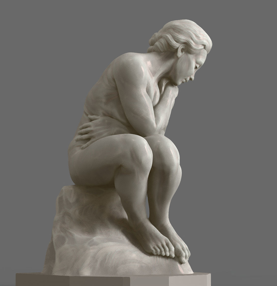 Avant le bain Jules Dalou 3D print model_4