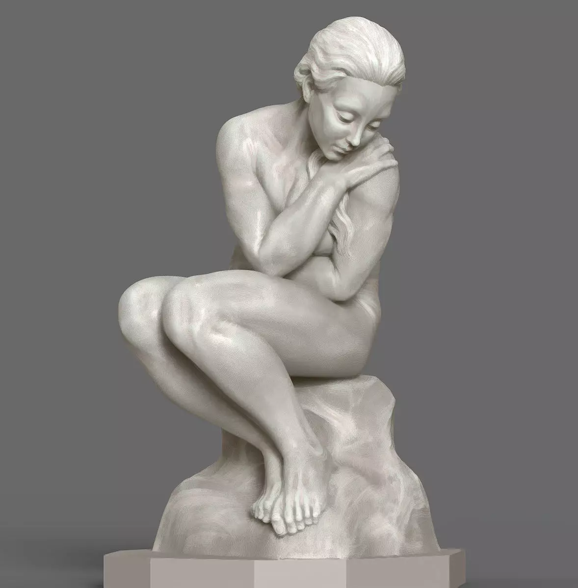 Avant le bain Jules Dalou 3D print model_0