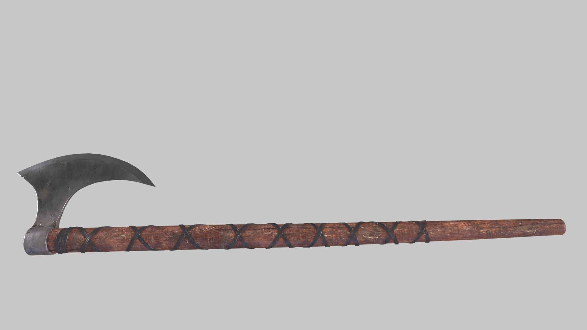 Danish Axe Low-poly 3D model_7