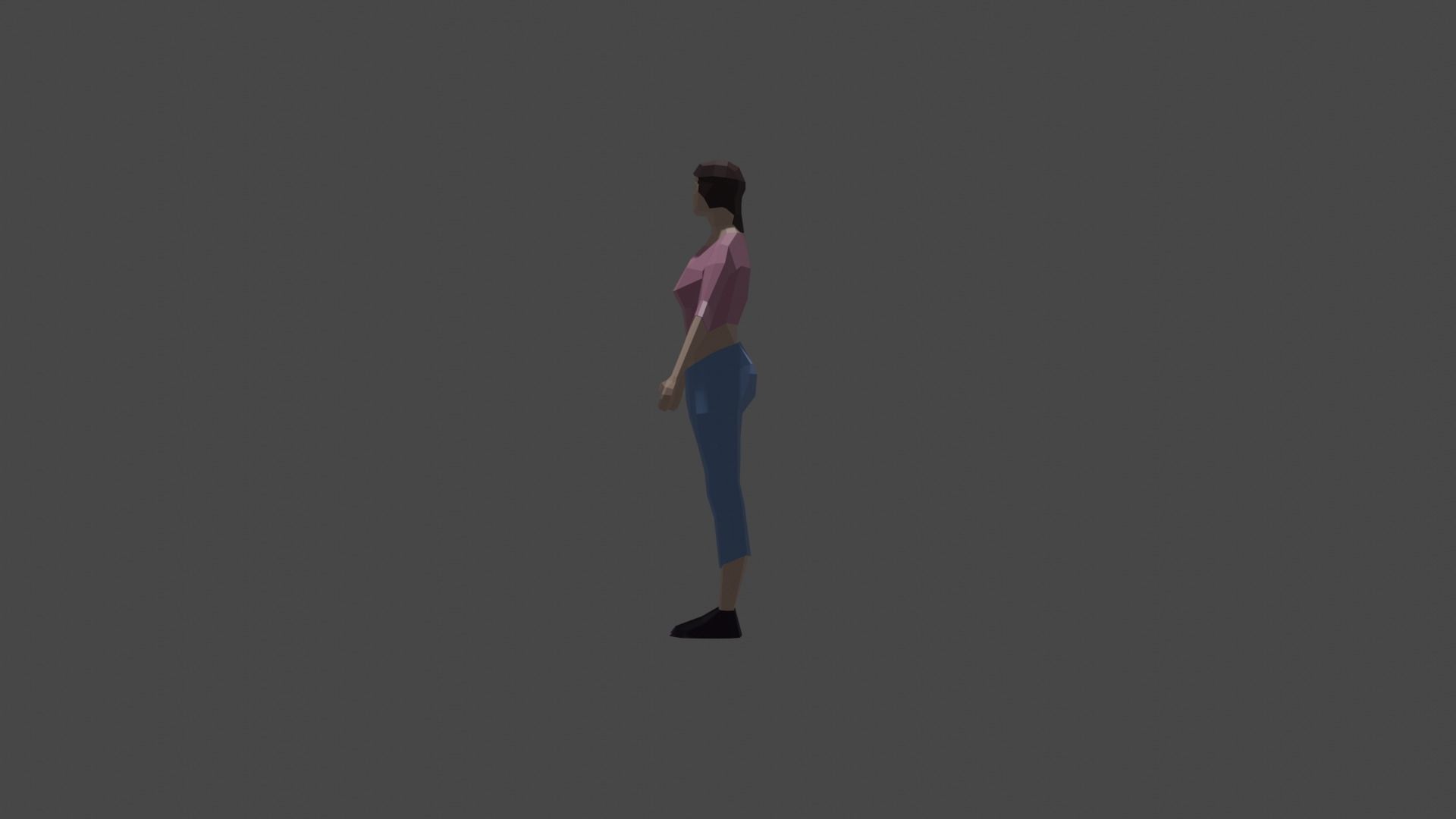 Low-Poly Characters Pack Free low-poly 3D model_16