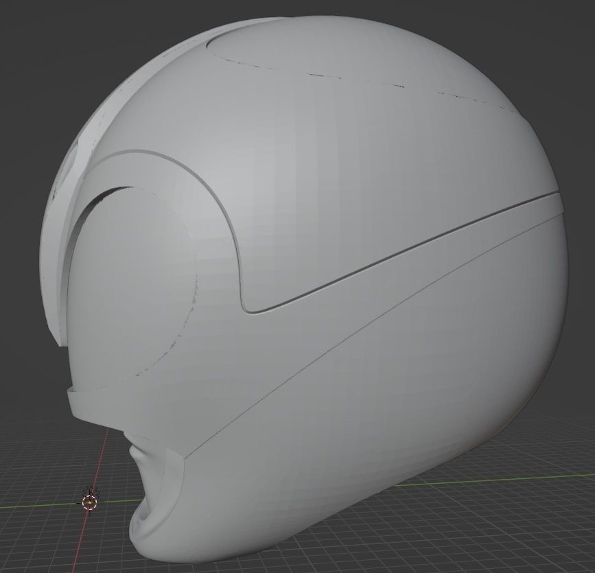 Pink Ranger helmet MMPR  3D print model_6