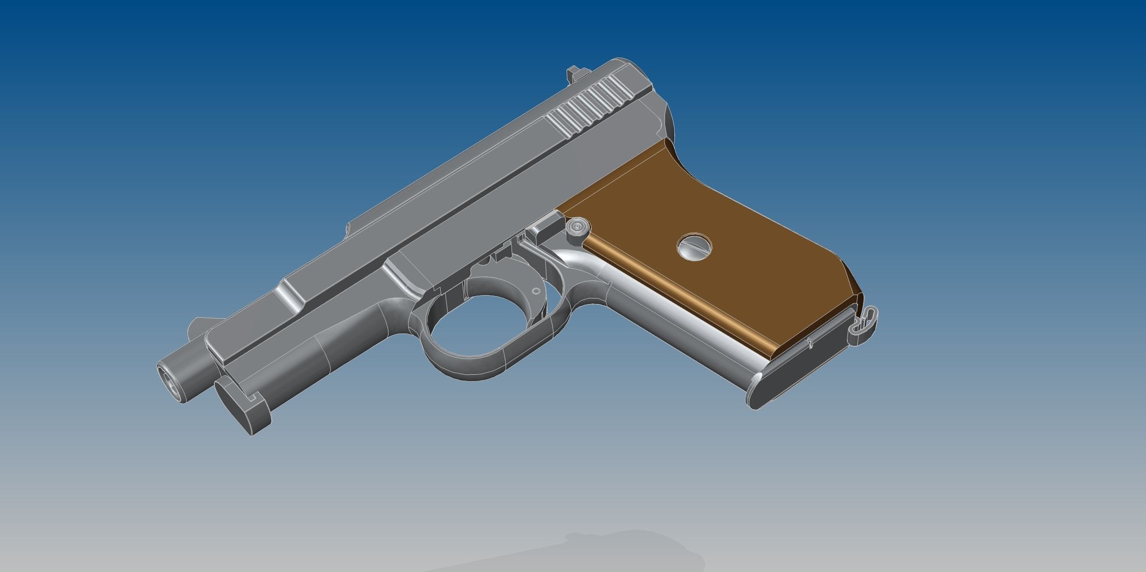 Mauser 1914 3D model_1