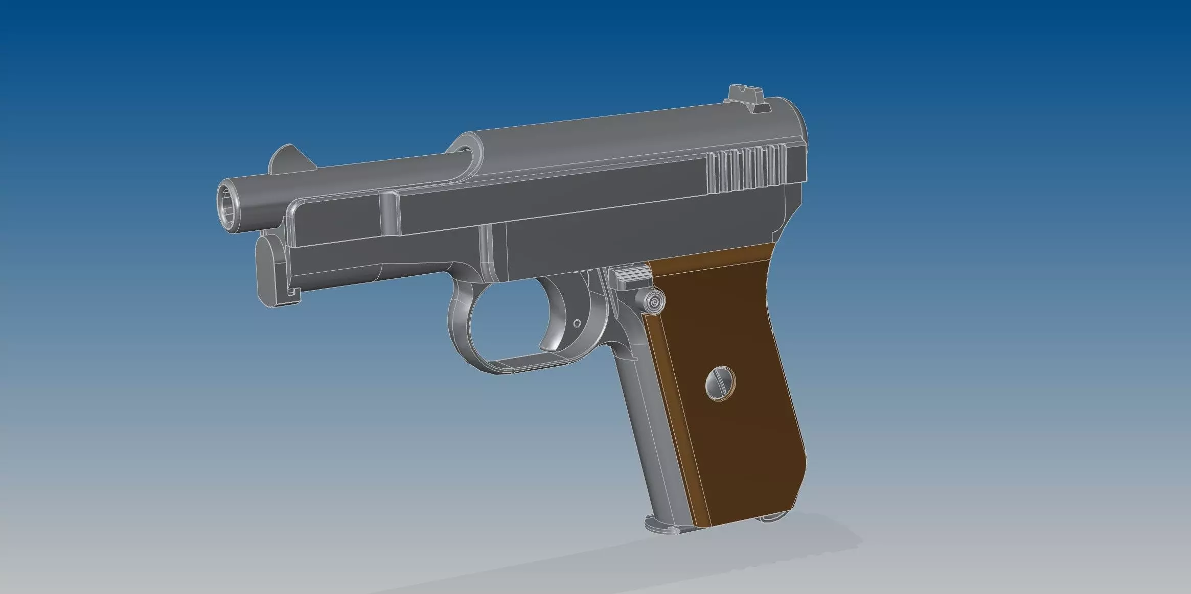 Mauser 1914 3D model_0