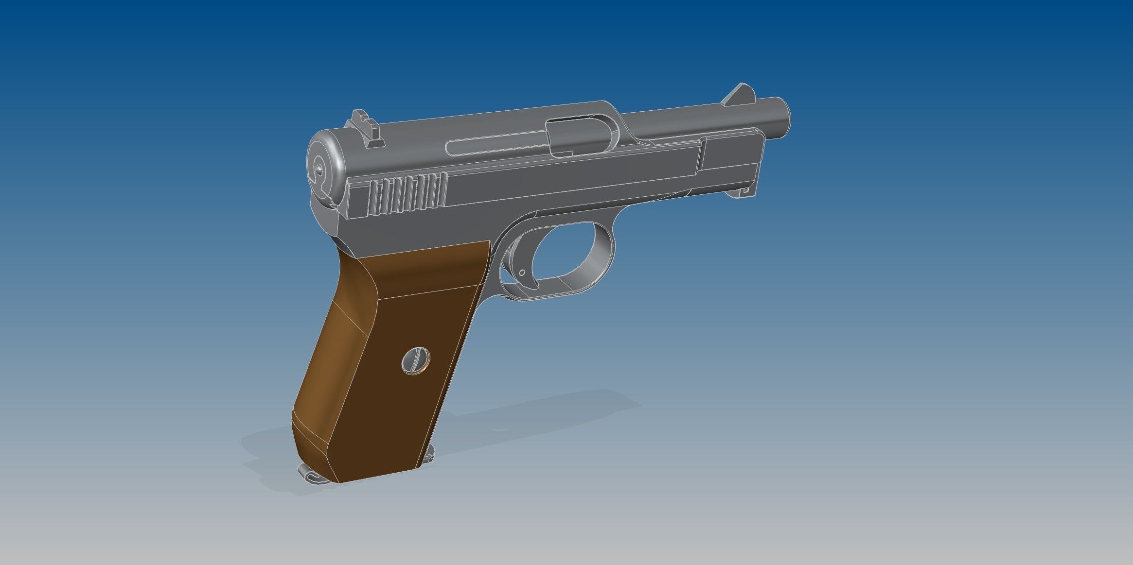Mauser 1914 3D model_11