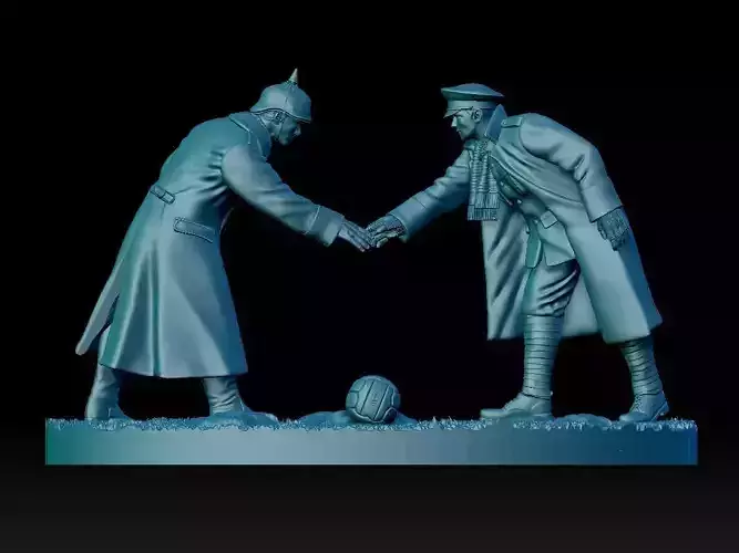Christmas Truce Memorial 3D print model