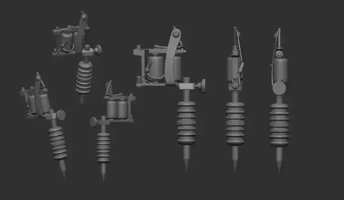 tattoo machine 3D print model