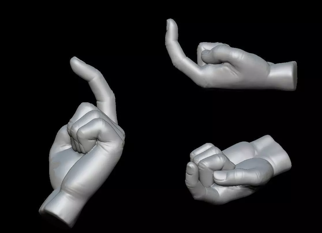 Come hither 3D print model_0