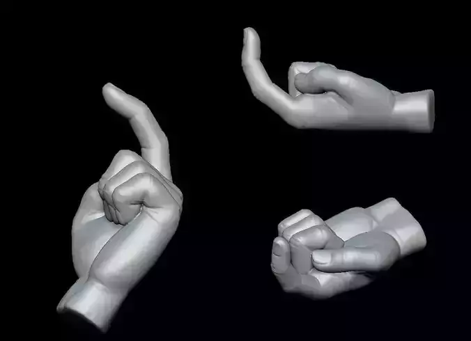 Come hither 3D print model