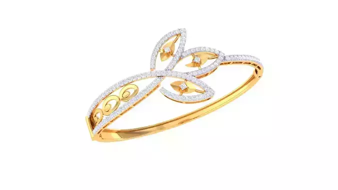 Bracelet - 6 butterfly bangle