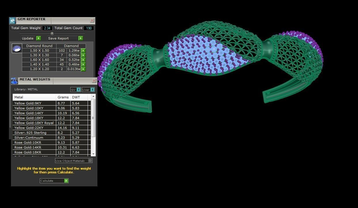 Bracelet - 48 3D print model_1