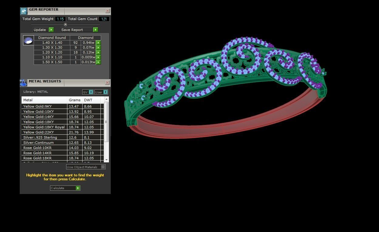 Bracelet - 40 3D print model_1