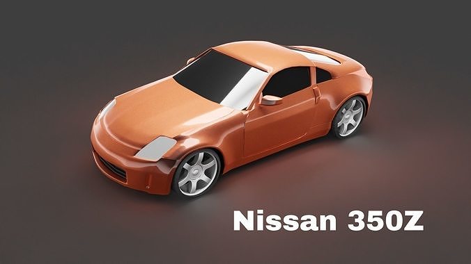 Nissan 350Z sports car Free 3D model
